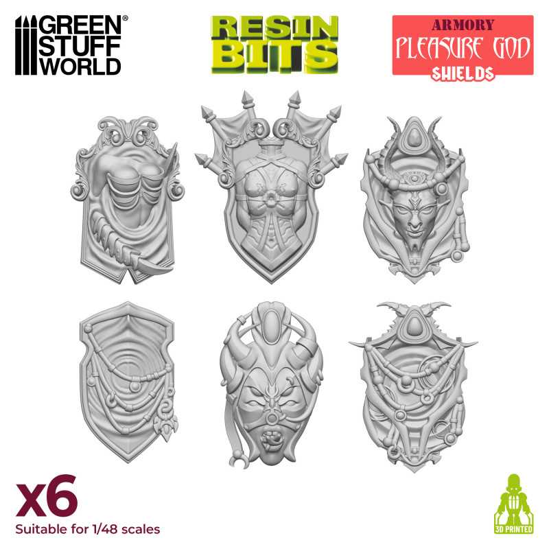 GREEN STUFF WORLD Pleasure God Shields