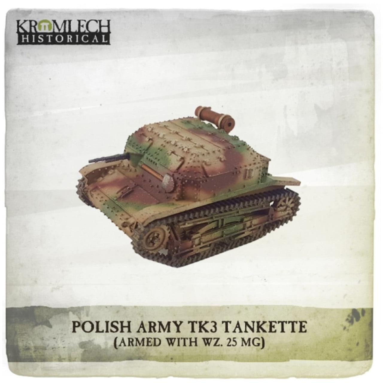 KROMLECH Polish Army TK3 Tankette (Armed with WZ, 25 MG)
