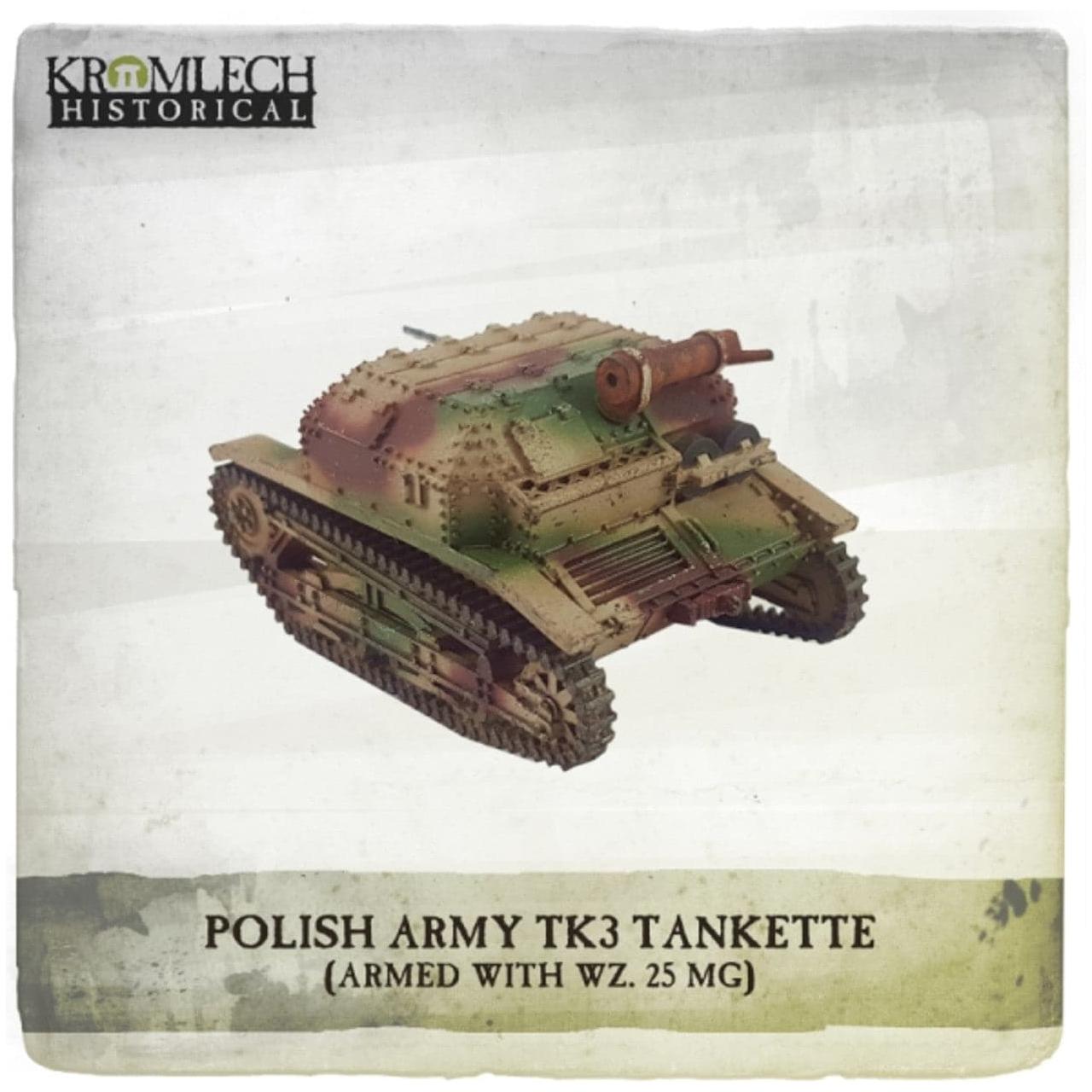 KROMLECH Polish Army TK3 Tankette (Armed with WZ, 25 MG)