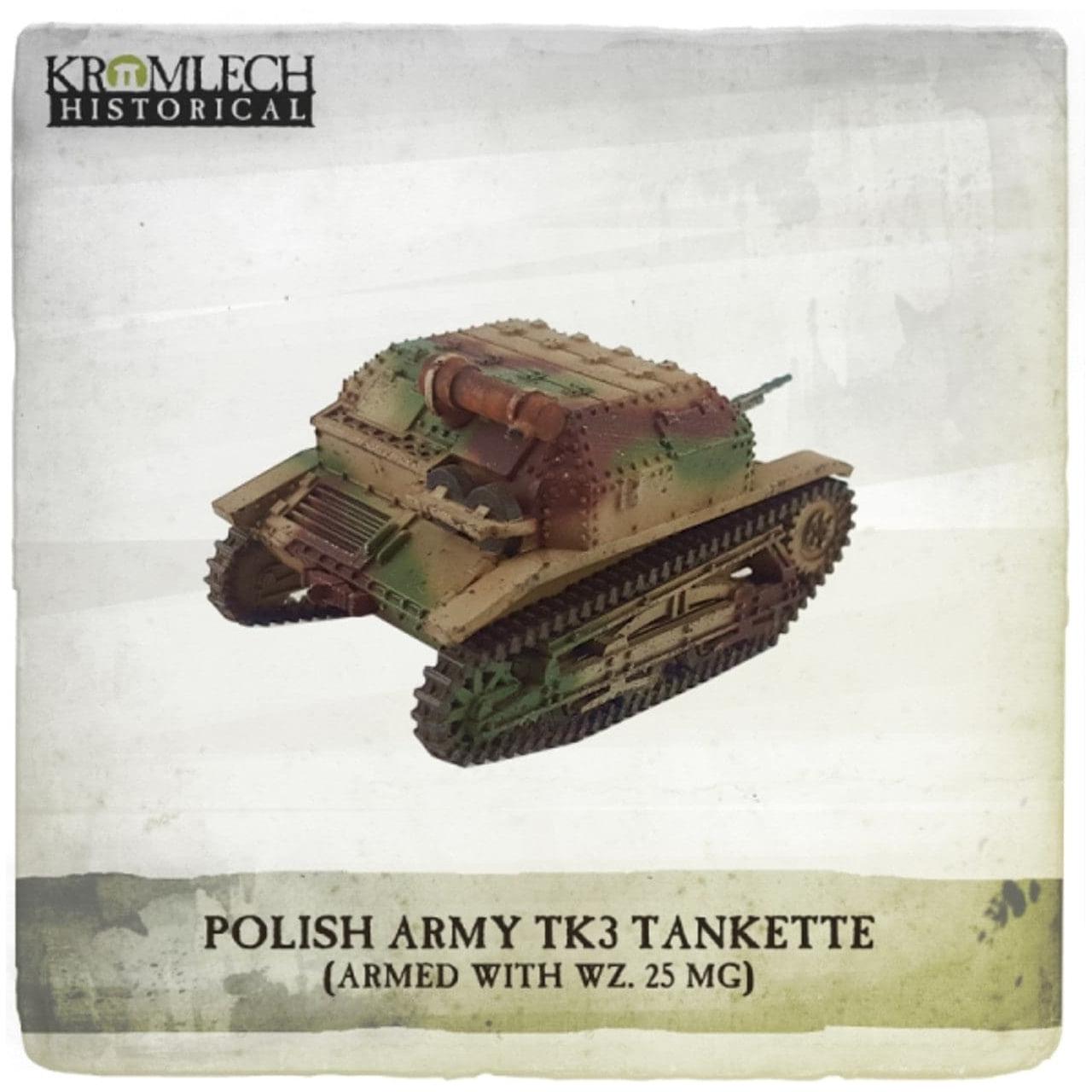 KROMLECH Polish Army TK3 Tankette (Armed with WZ, 25 MG)