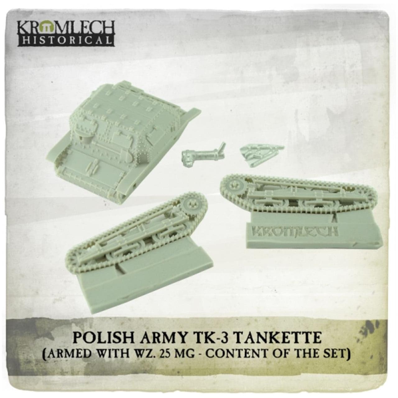 KROMLECH Polish Army TK3 Tankette (Armed with WZ, 25 MG)