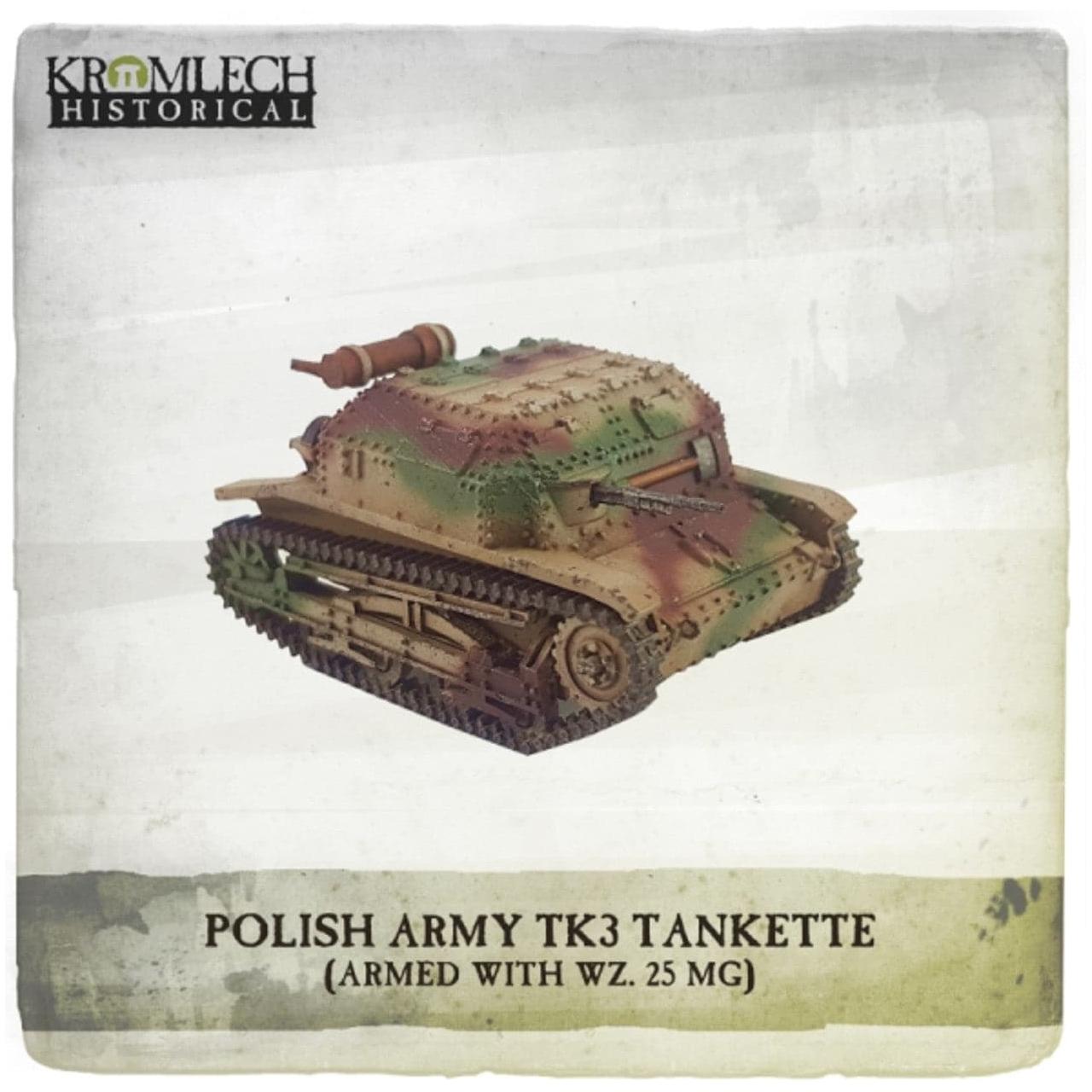 KROMLECH Polish Army TK3 Tankette (Armed with WZ, 25 MG)