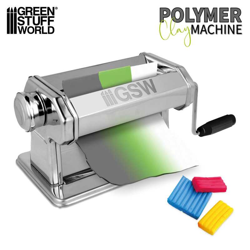 GREEN STUFF WORLD Polymer Clay Pasta Machine