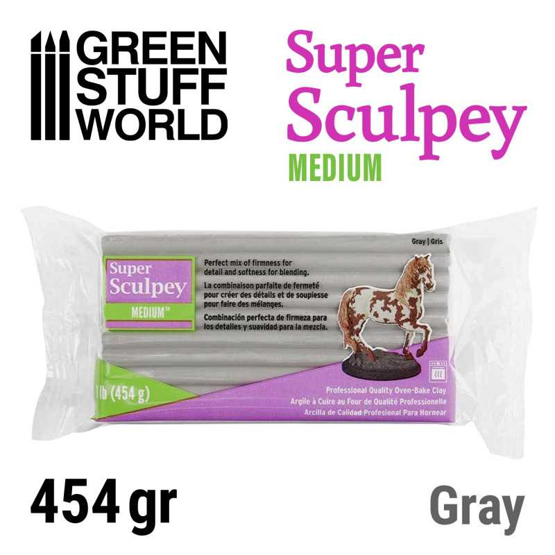 GREEN STUFF WORLD Super Sculpey Clay - Medium Blend 454 gr.