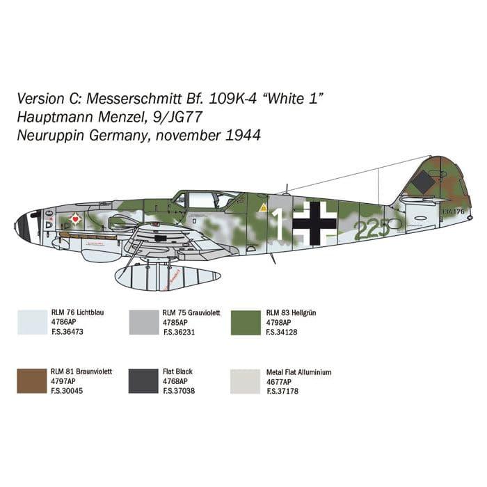 ITALERI 1/48 Bf 109 K-4