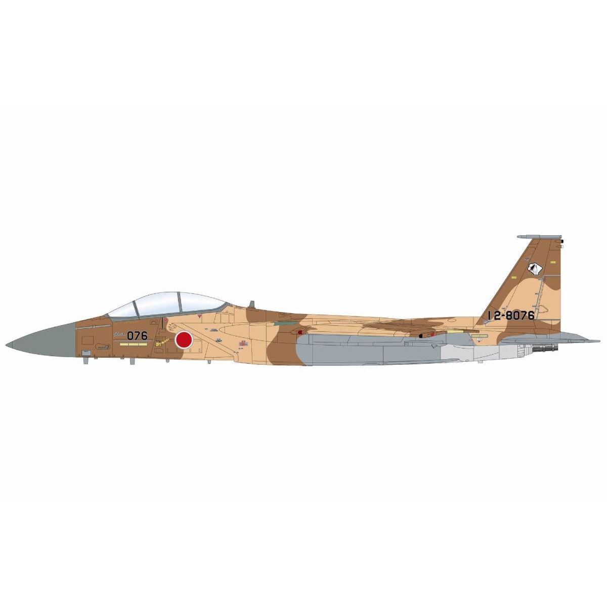 HOBBY MASTER 1/72 F-15DJ 'Desert Scheme' 12-8076 Aggressor Squadron JASDF