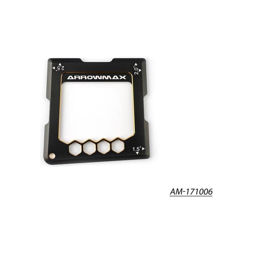 ARROWMAX Quick Camber Gauge For 1/10th 1.5, 2, 2.5 Black Go