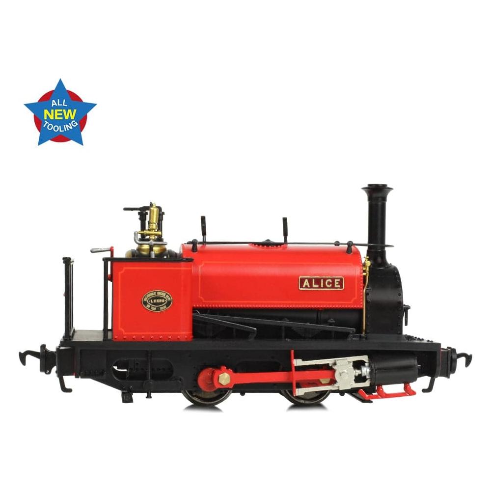 BACHMANN NARROW GAUGE NG7 Quarry Hunslet 0-4-0ST 'Alice' Dinorwic Quarry Red