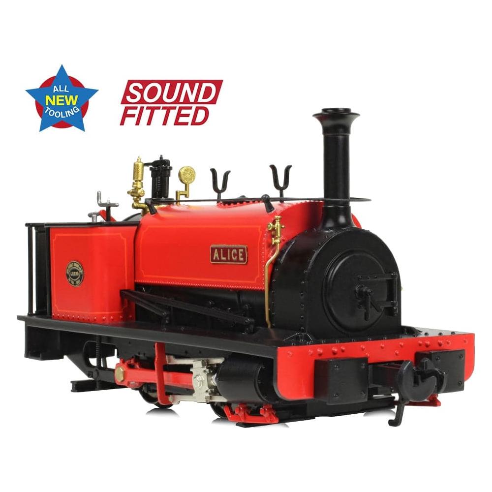 BACHMANN NARROW GAUGE NG7 Quarry Hunslet 0-4-0ST 'Alice' Dinorwic Quarry Red