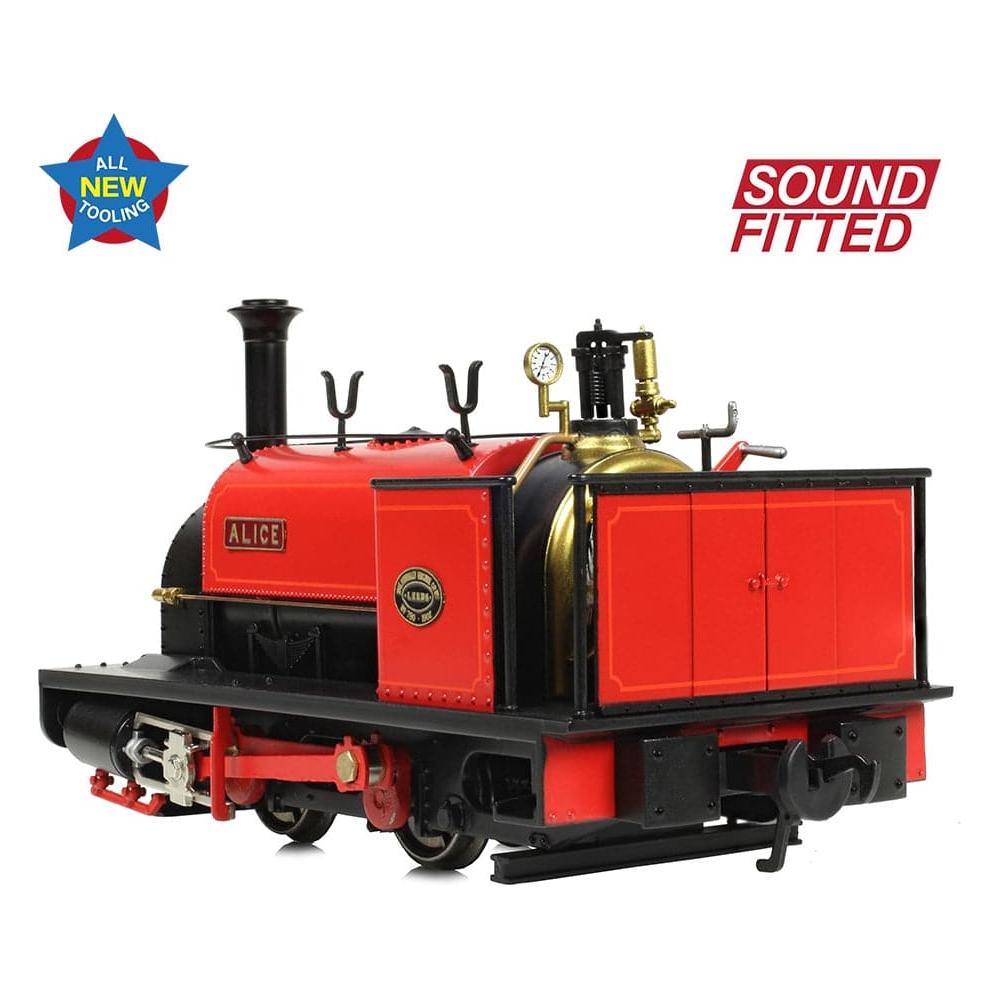 BACHMANN NARROW GAUGE NG7 Quarry Hunslet 0-4-0ST 'Alice' Dinorwic Quarry Red