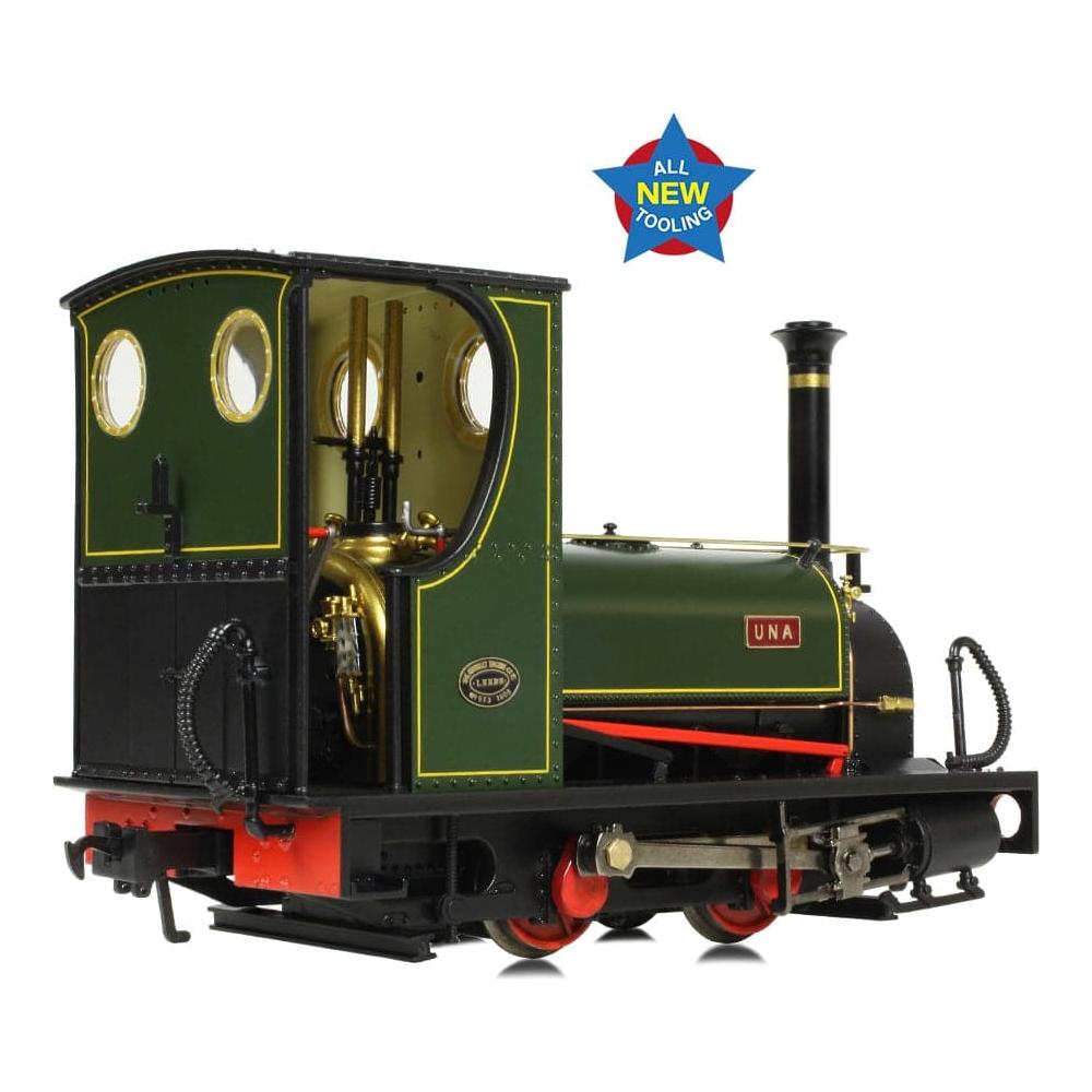 BACHMANN NARROW GAUGE NG7 Quarry Hunslet 0-4-0ST 'Una' Lined Green