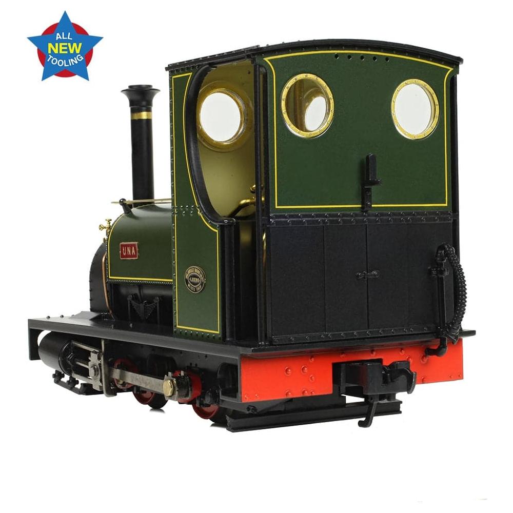 BACHMANN NARROW GAUGE NG7 Quarry Hunslet 0-4-0ST 'Una' Lined Green