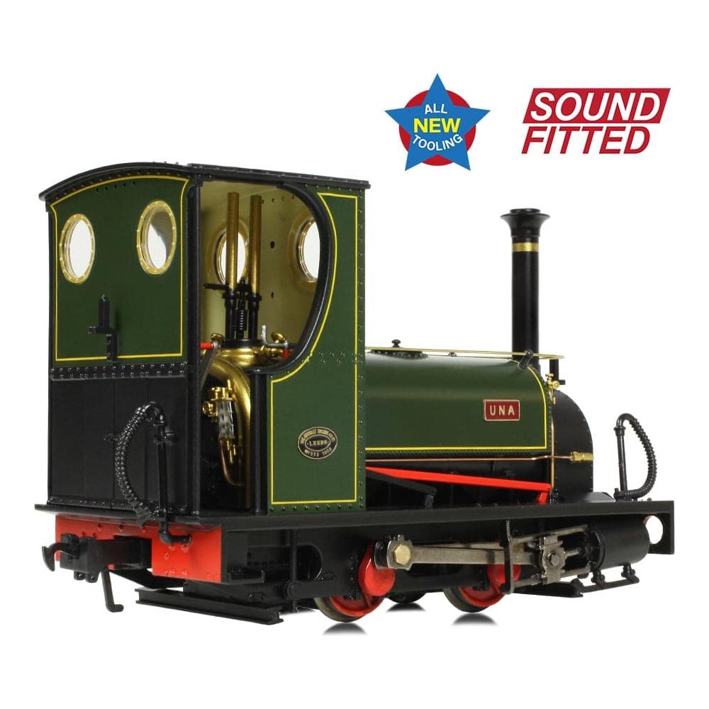 BACHMANN NARROW GAUGE NG7 Quarry Hunslet 0-4-0ST 'Una' Lined Green
