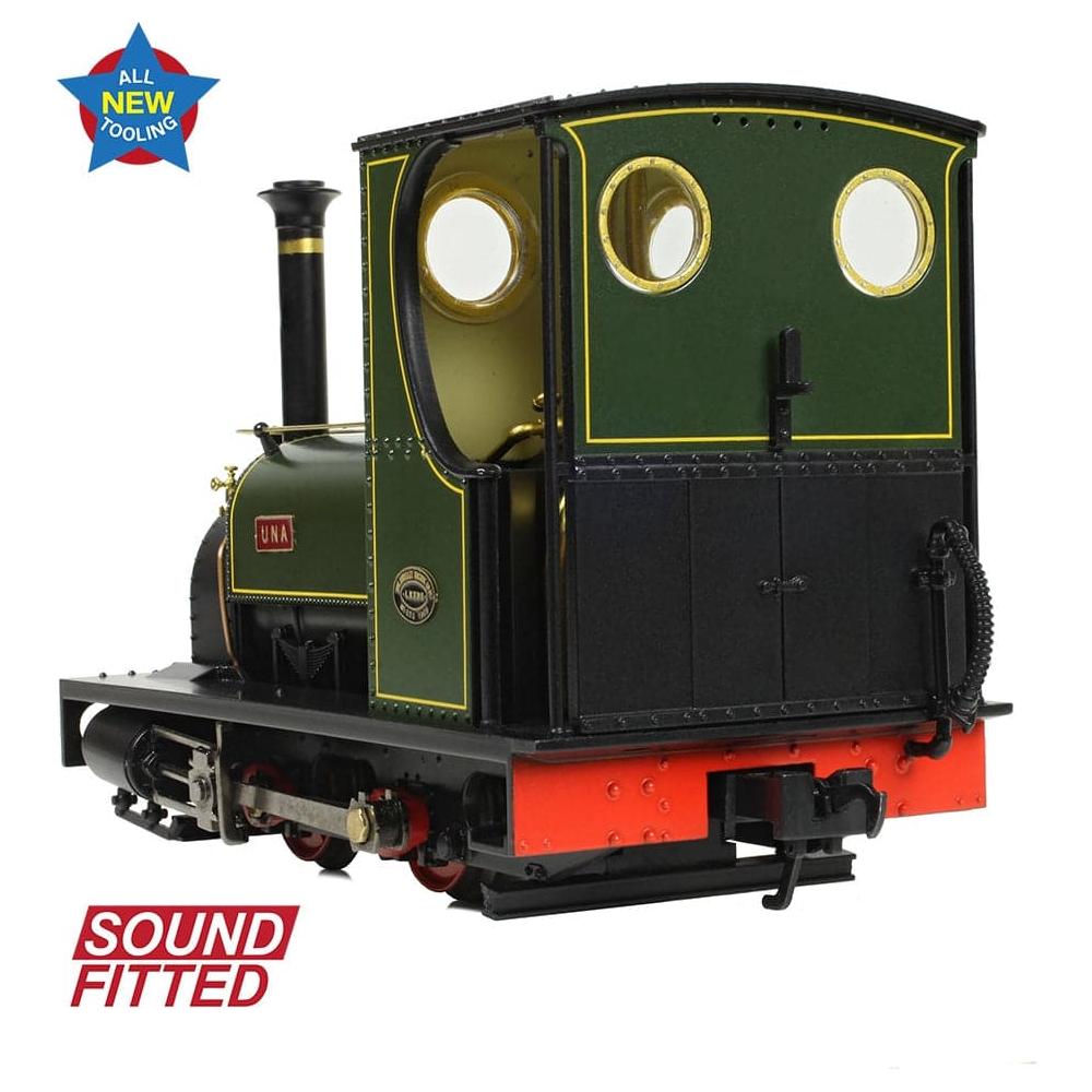 BACHMANN NARROW GAUGE NG7 Quarry Hunslet 0-4-0ST 'Una' Lined Green