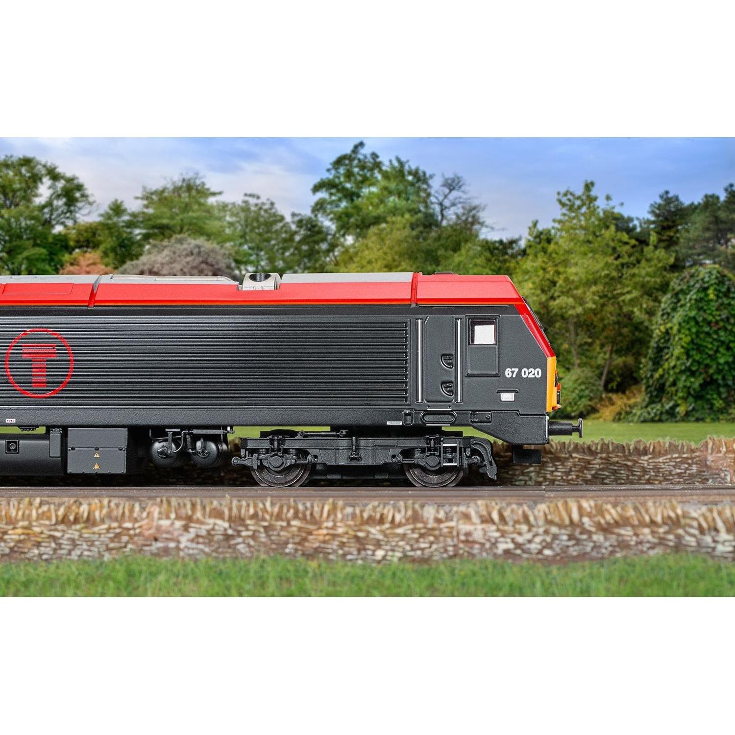 HORNBY OO TRANSPORT FOR WALES, CLASS 67, BO-BO, 67025 - ERA 11