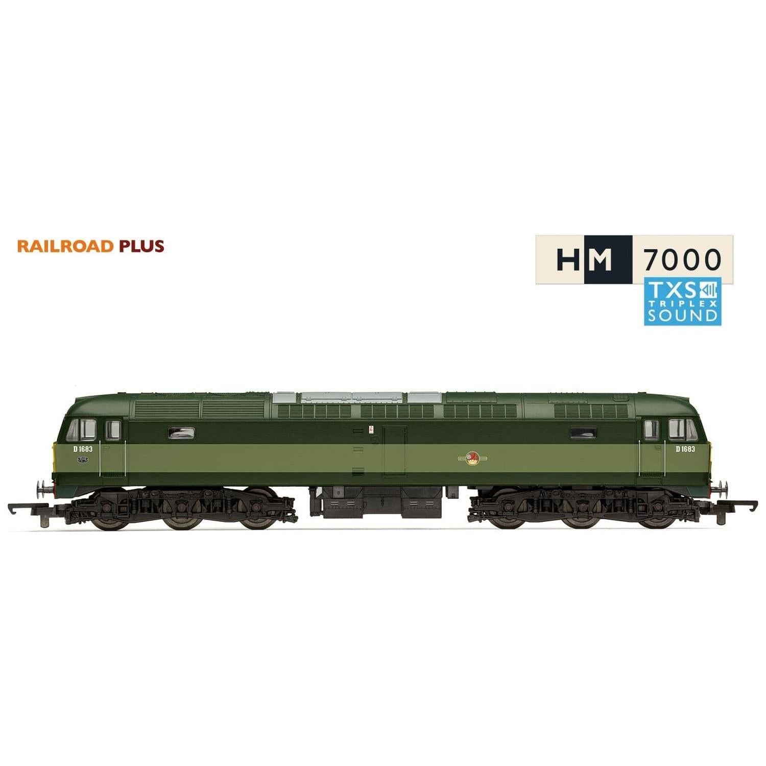 HORNBY OO RAILROAD PLUS BR, CLASS 47, CO-CO, D1683 - ERA 6 (SOUND FITTED)