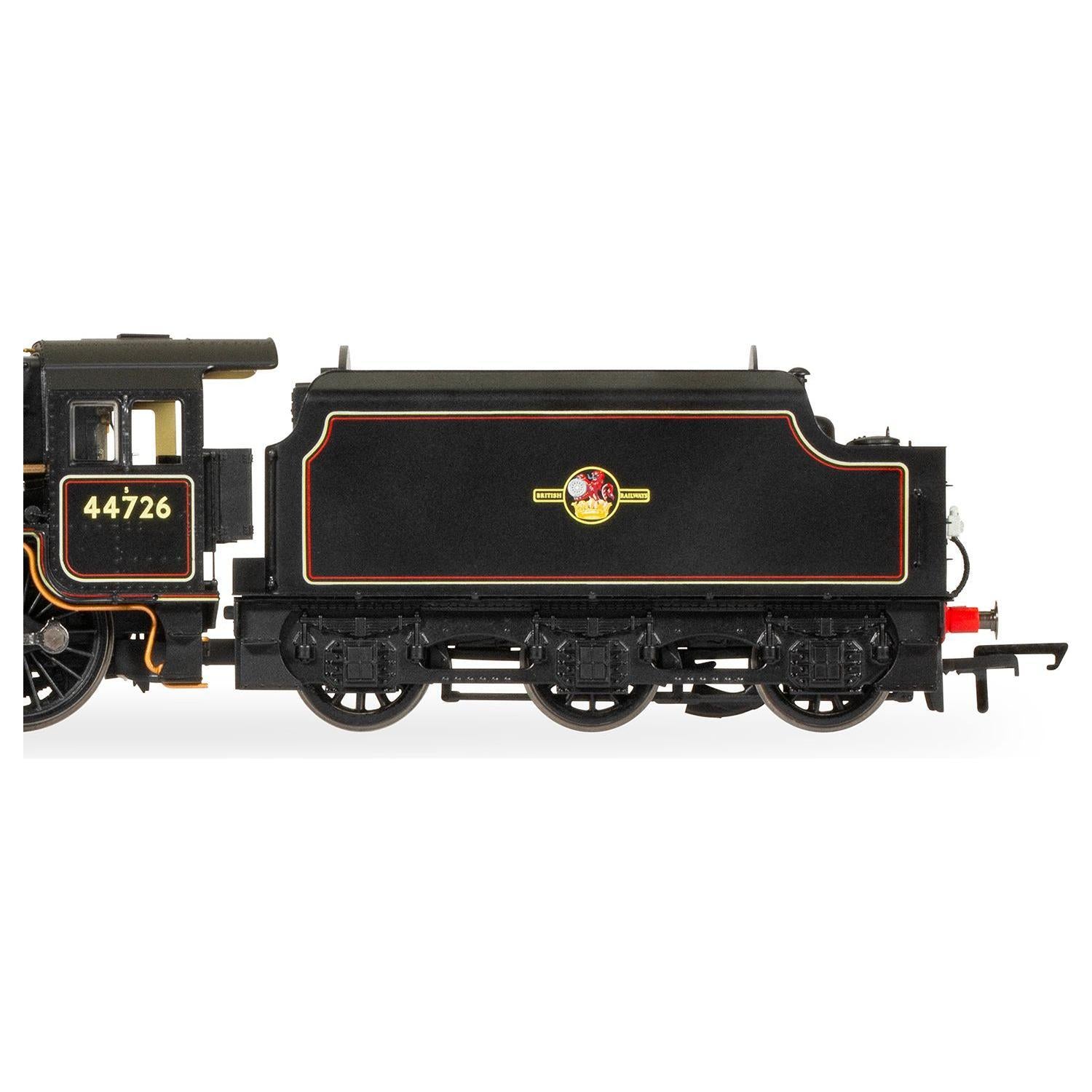 HORNBY OO BR, Stanier 5MT 'Black 5', 4-6-0, 44726 With Steam Generator - Era 5