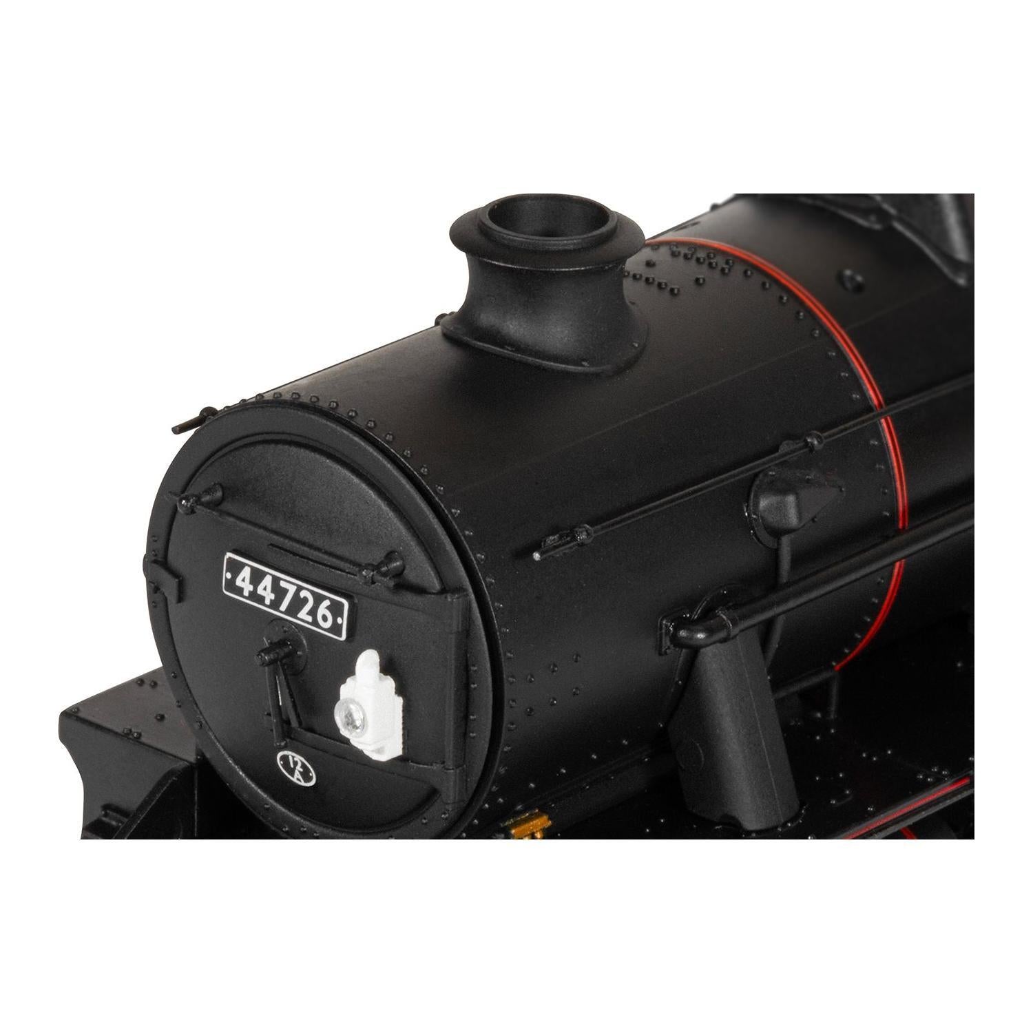 HORNBY OO BR, Stanier 5MT 'Black 5', 4-6-0, 44726 With Steam Generator - Era 5