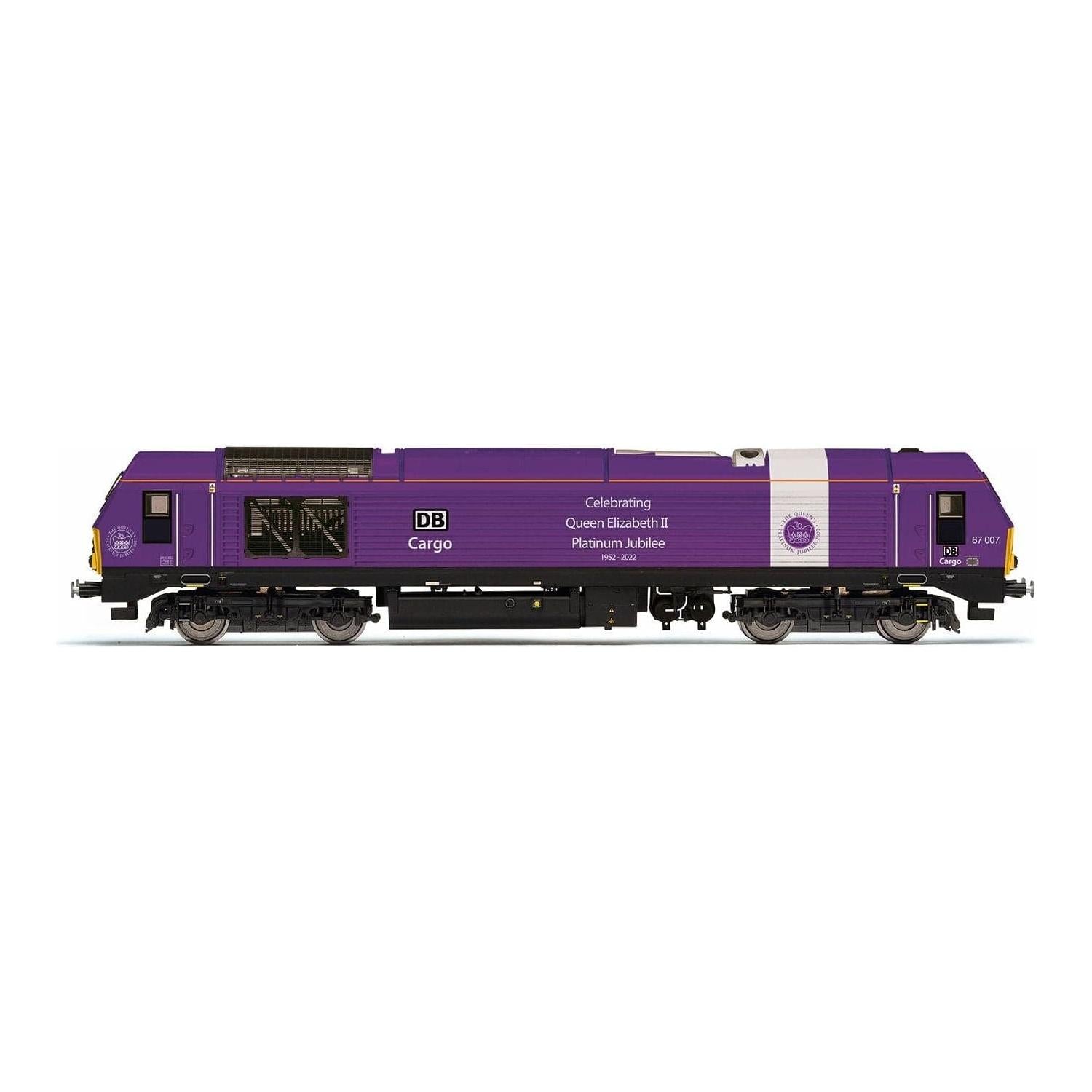 HORNBY OO DB CARGO, CLASS 67, BO-BO, 67007 'QUEEN'S JUBILEE' - ERA 11