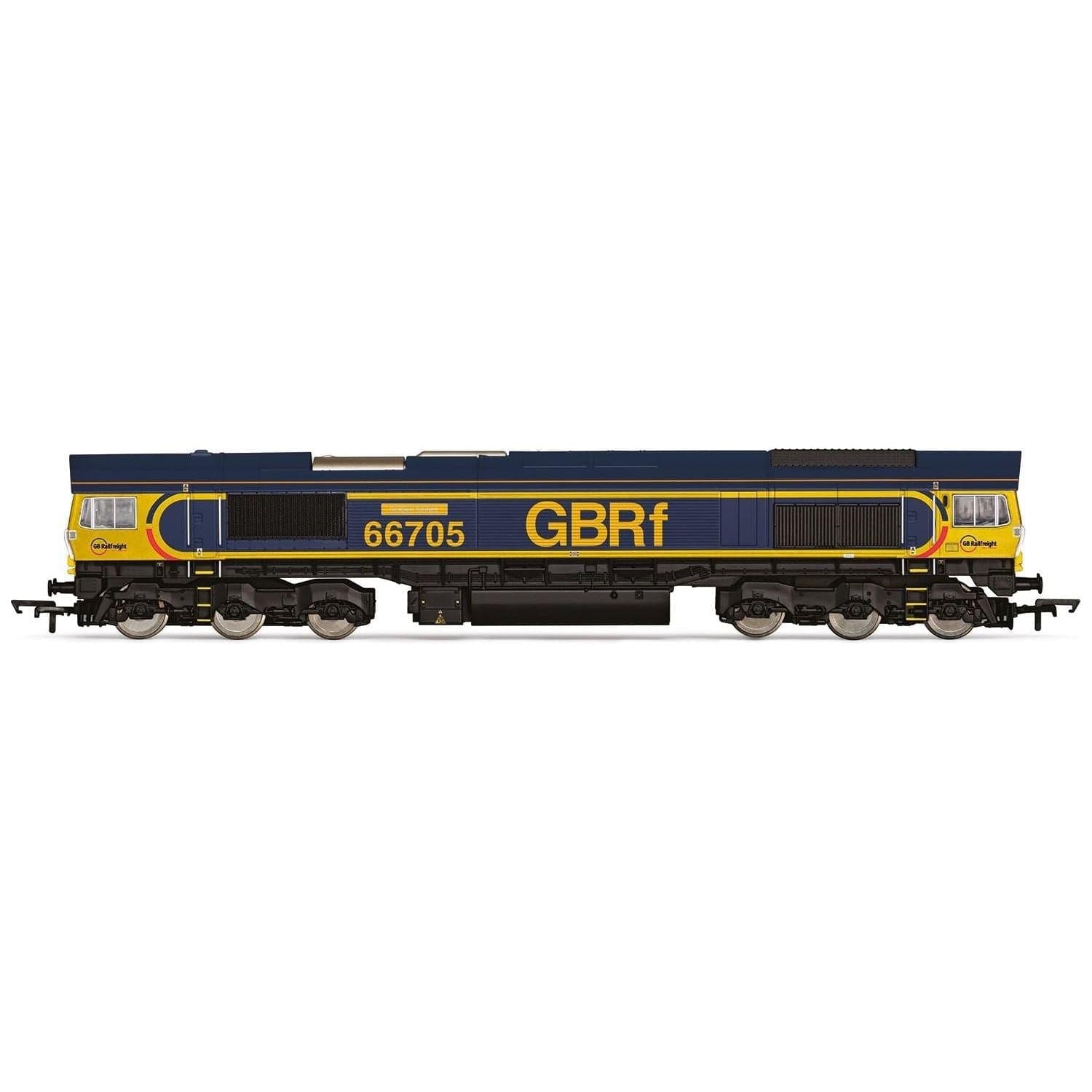 HORNBY OO GBRF, CLASS 66, CO-CO, 66705 'GOLDEN JUBILEE' - ERA 9
