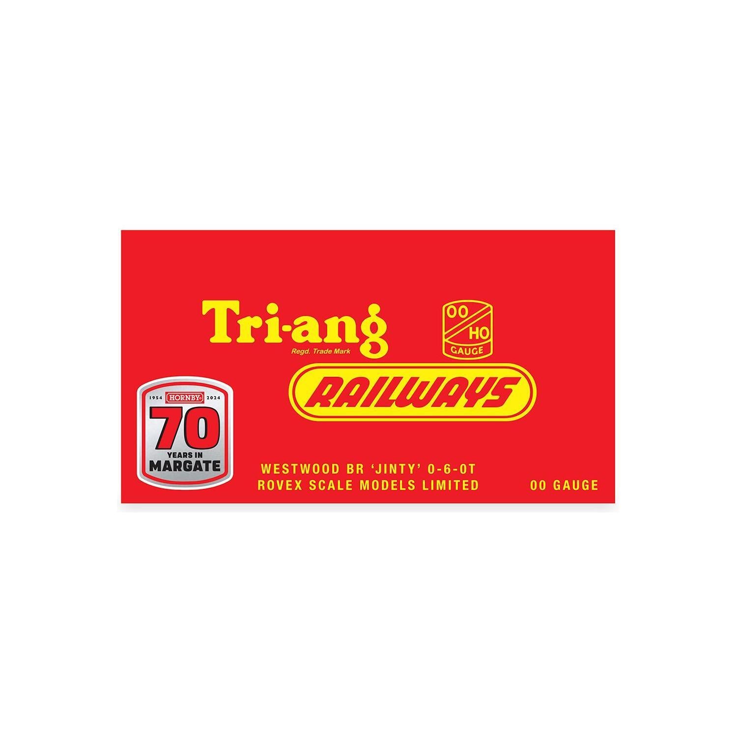 HORNBY OO 70TH: WESTWOOD, BR JINTY ROVEX SCALE MODELS LIMITED 1954 - 2024 - LIMITED EDITION