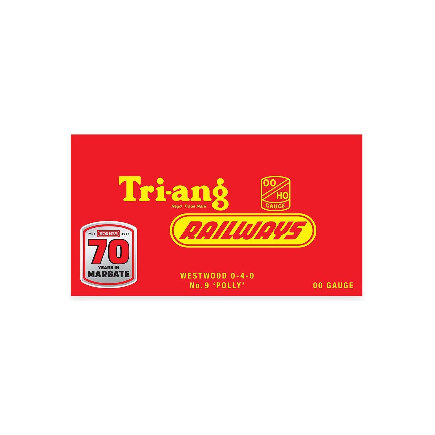 HORNBY OO 70TH: WESTWOOD, 0-4-0, NO. 9 'POLLY' (RED) - LIMITED EDITION