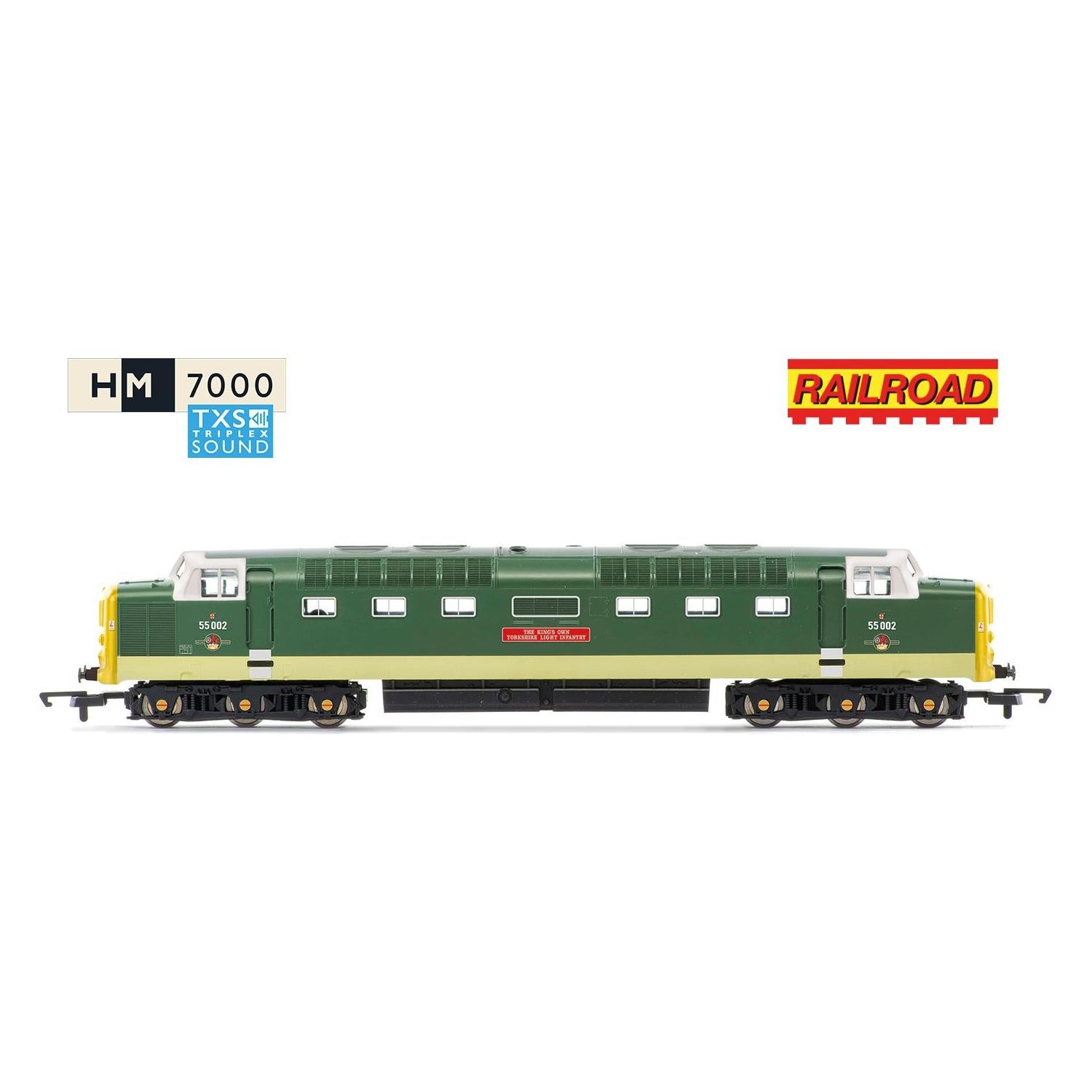 HORNBY OO Railroad WITH SOUND BR Class 55 The Kings Own Yorkshire Light Infantry 55002