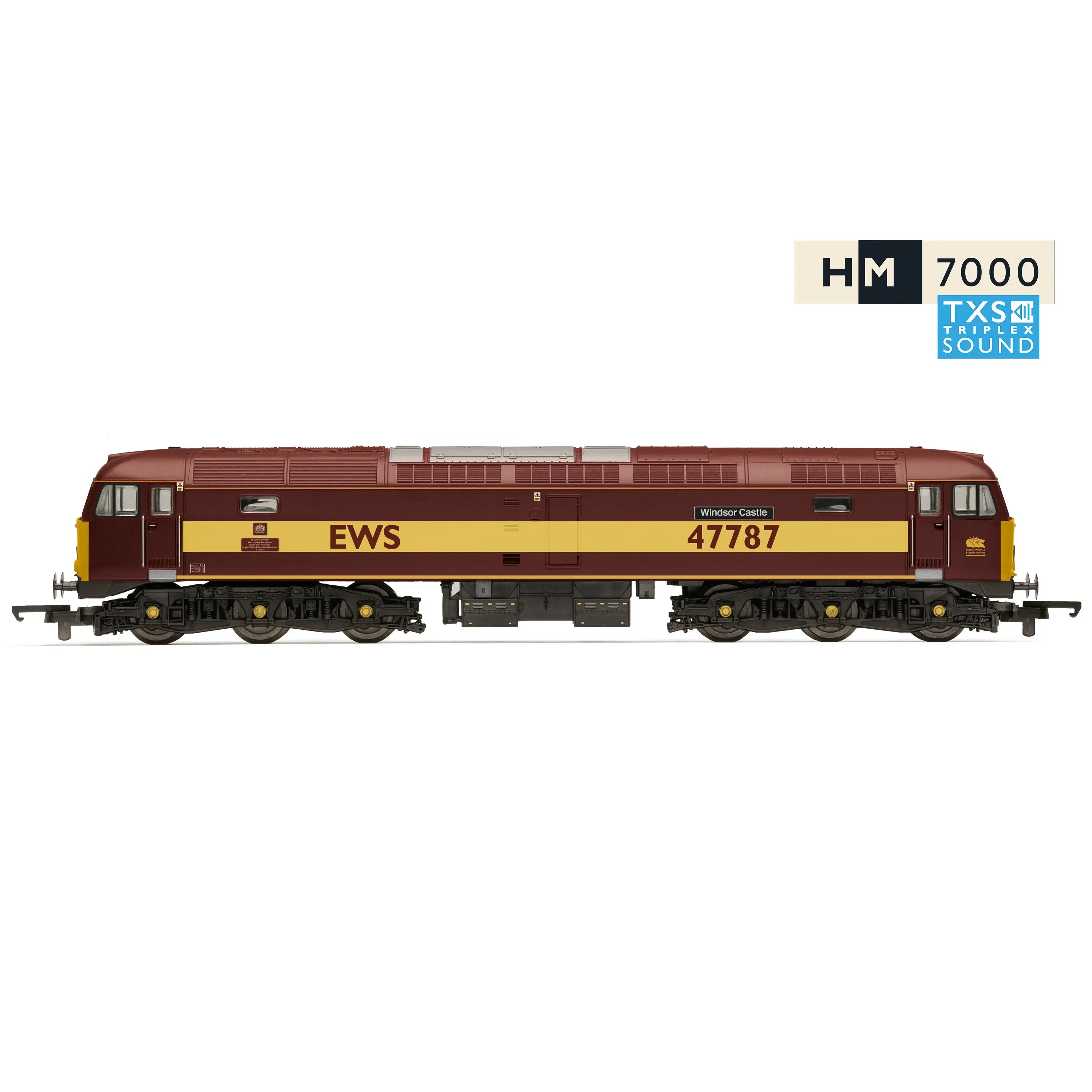 HORNBY OO RailRoad: EWS - Class 47 - 'Windsor Castle' 47787 (DCC Sound Fitted)