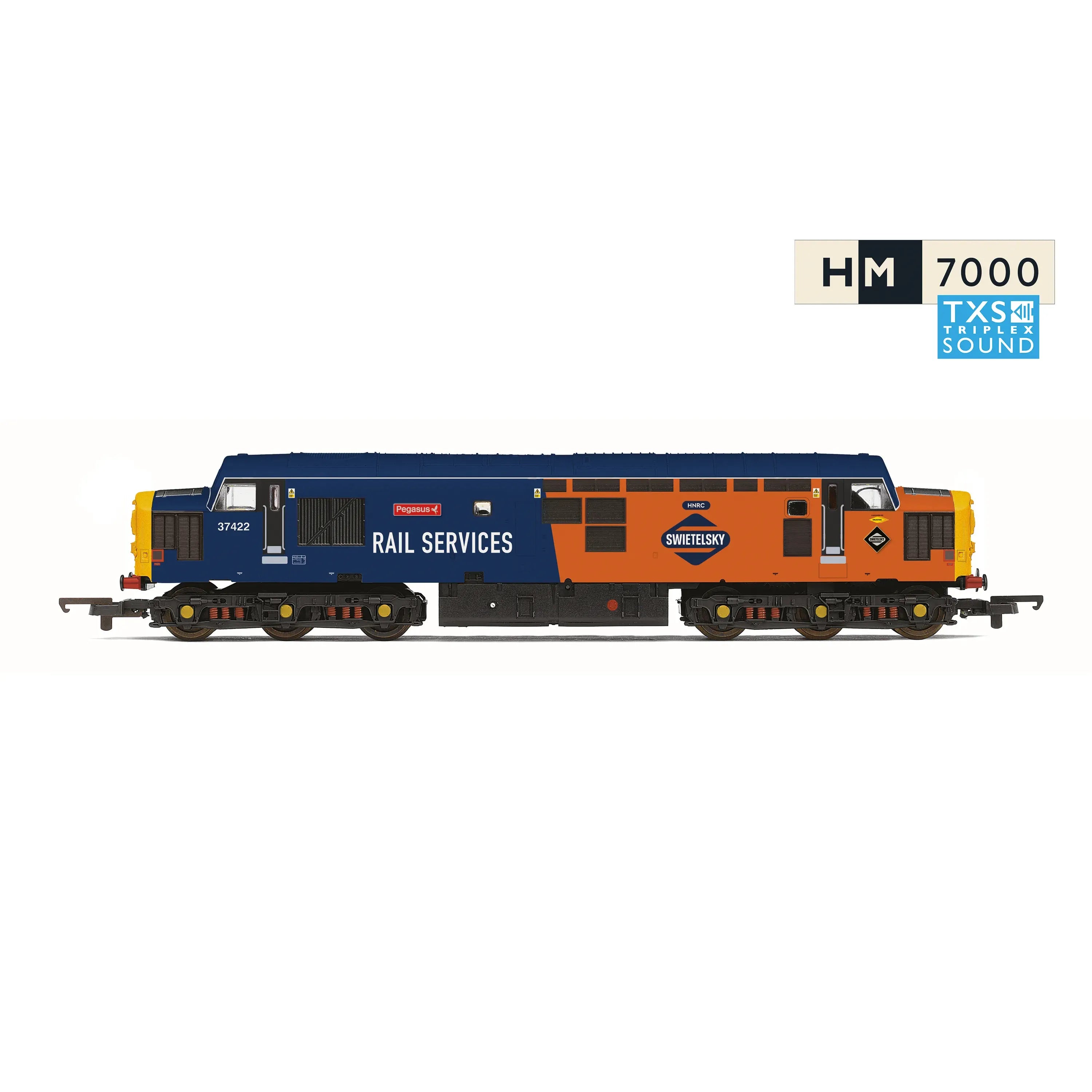 HORNBY OO RailRoad: Rail Services - Class 37 - 'Pegasus' 37422 (DCC Sound Fitted)