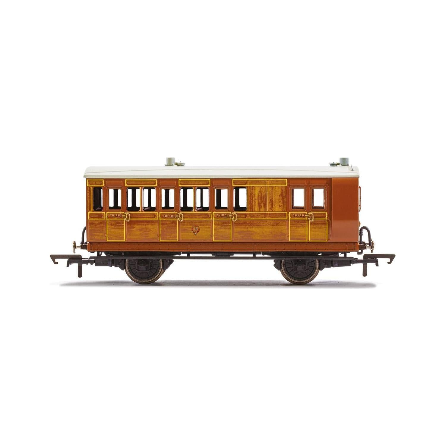 HORNBY OO IOW CR, 4 WHEEL COACH, BRAKE THIRD - ERA 2