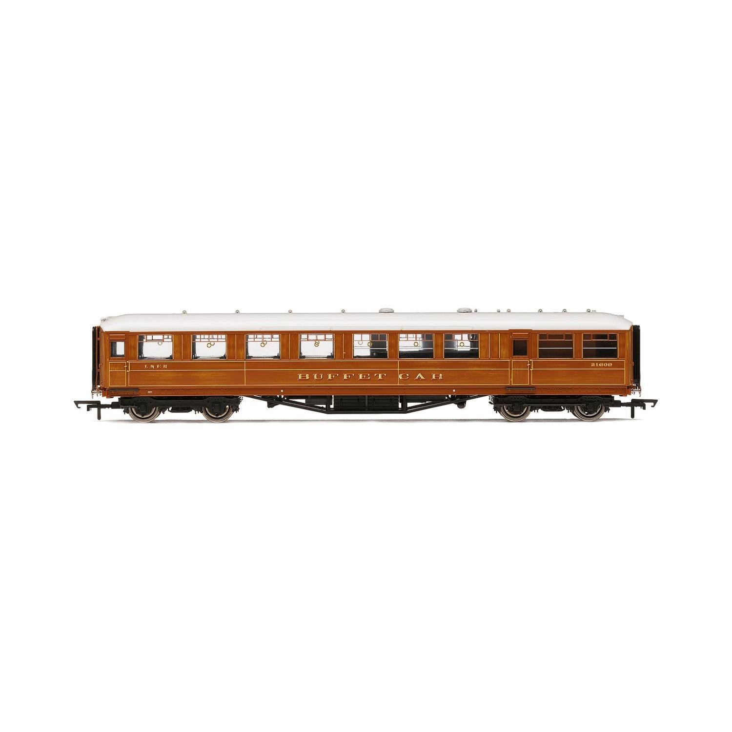 HORNBY OO LNER Gresley Corridor Teak Coaches Buffet 21609