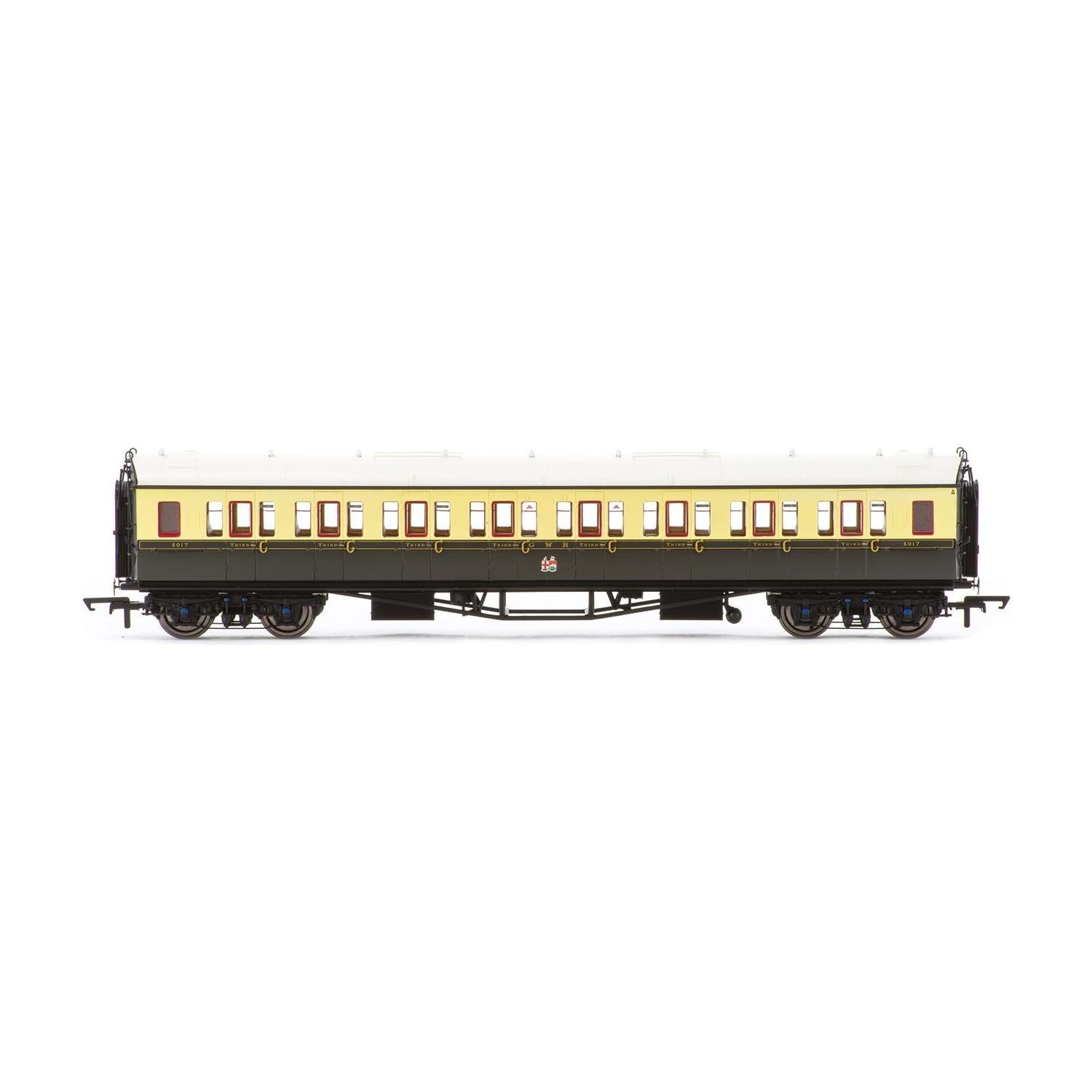 HORNBY OO GWR Collet Coaches Corridor THIRD 5017