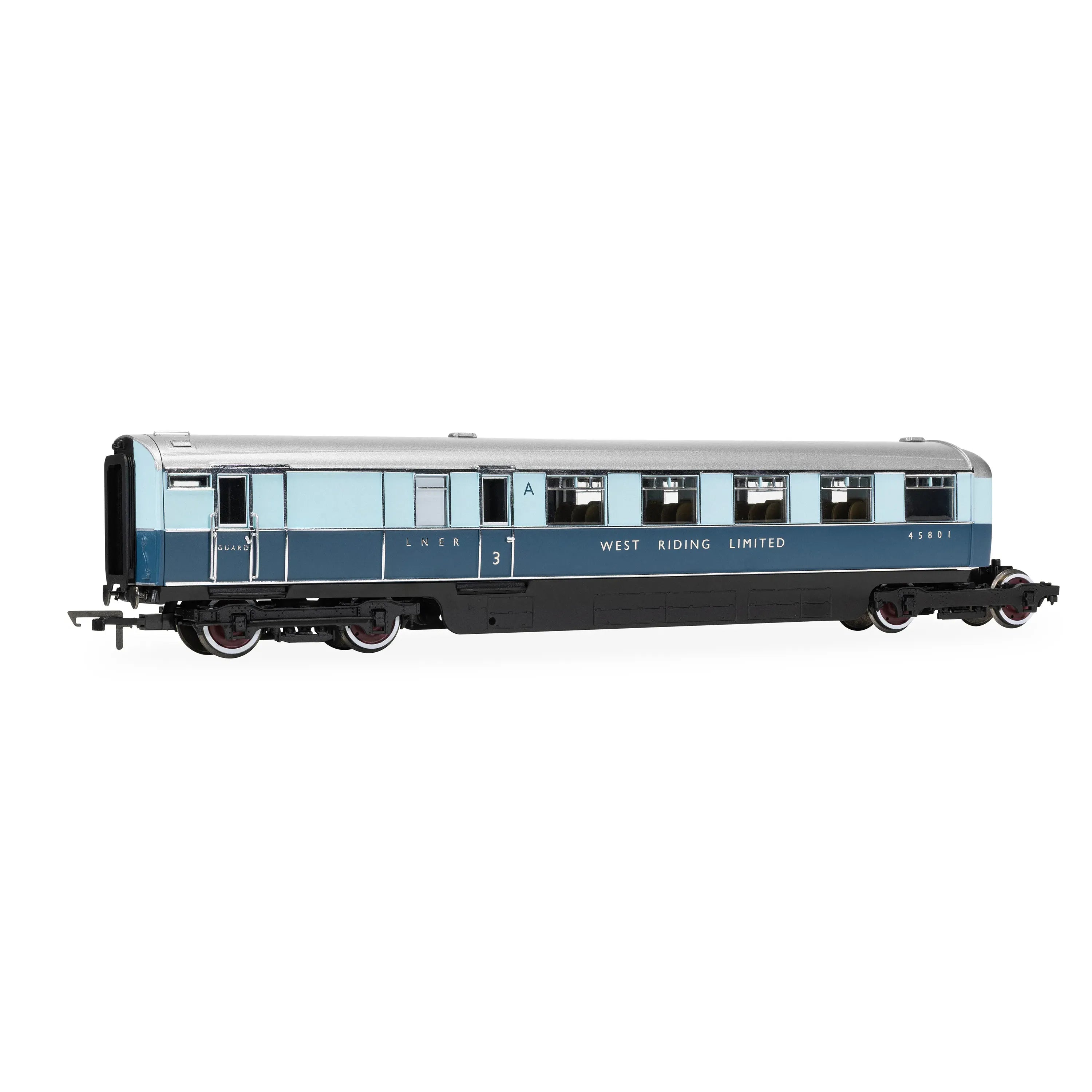 HORNBY OO LNER - 'West Riding Limited' - Brake Third & Kitchen Third - Coach pack