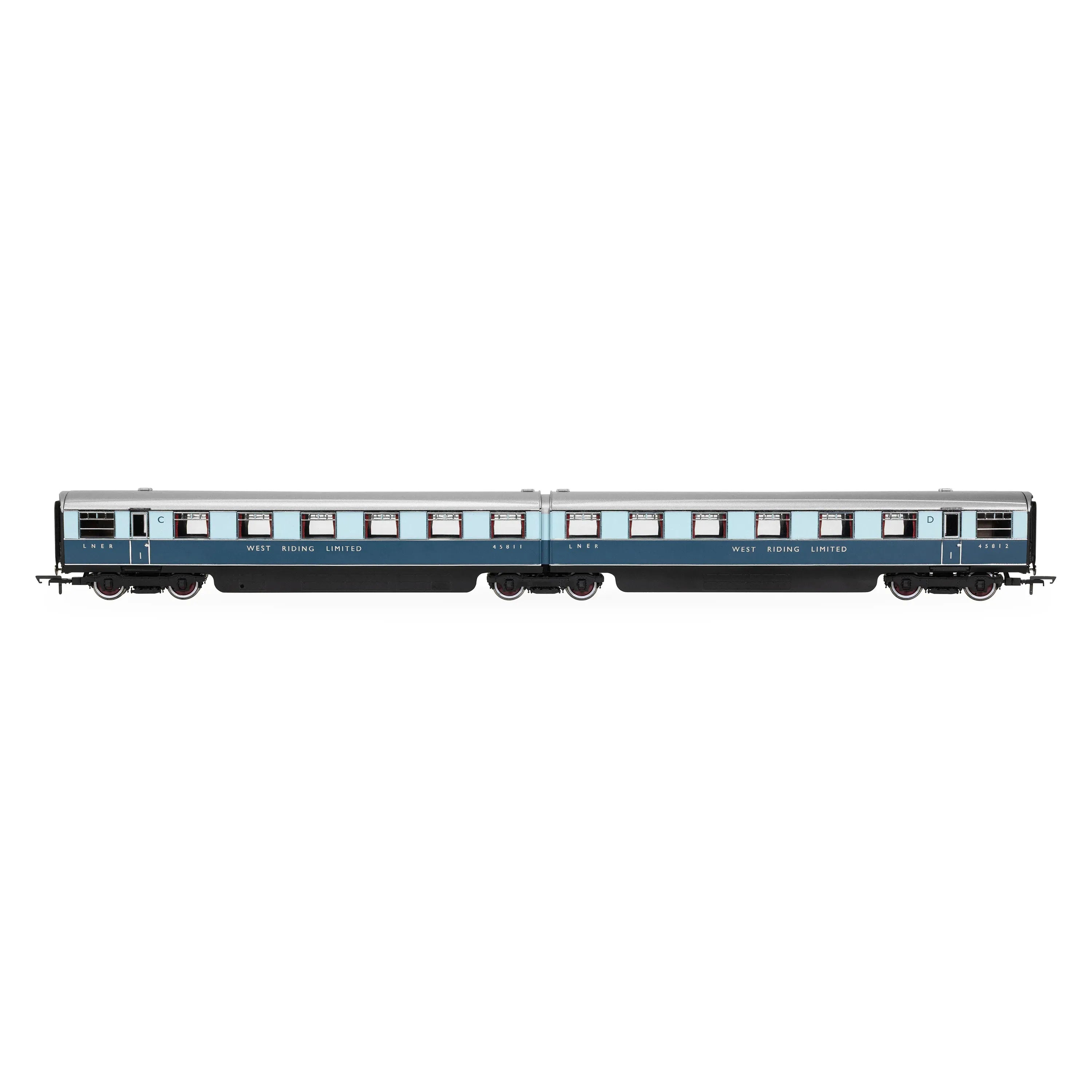 HORNBY OO LNER - 'West Riding Limited' - Double Open First - Coach pack