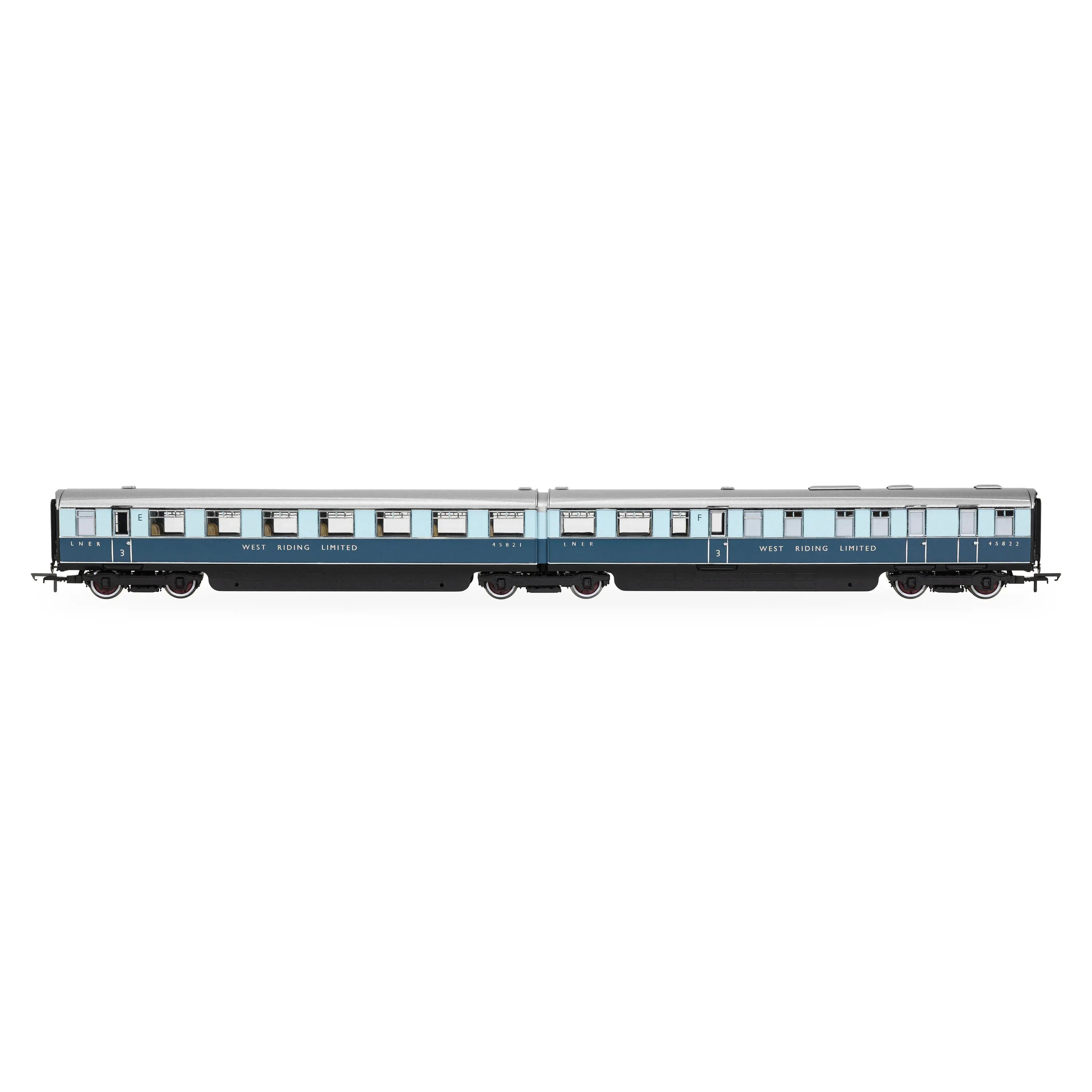 HORNBY OO LNER - 'West Riding Limited' - Open Third & Kitchen Third - Coach pack