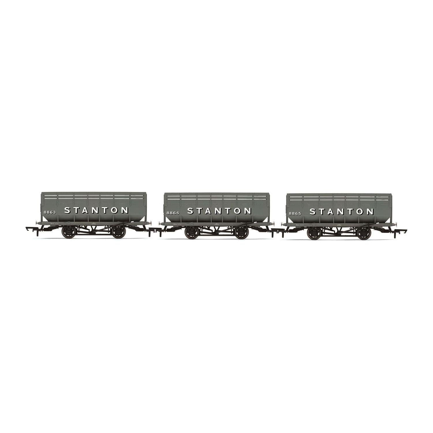 HORNBY OO STANTON COKE HOPPER WAGON TRIPLE PACK