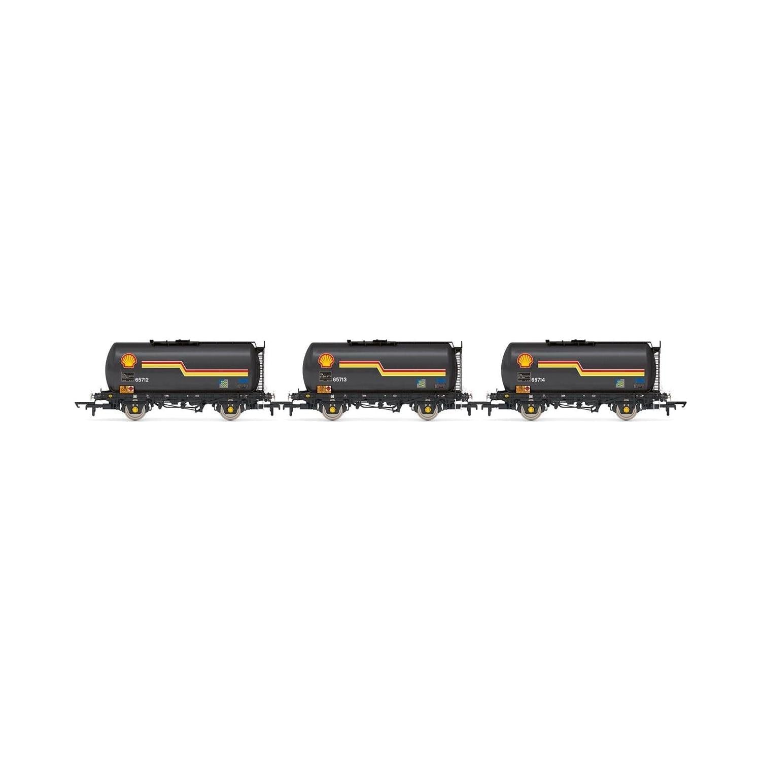 HORNBY OO SHELL, TTA TANK WAGON TRIPLE PACK - ERA 8