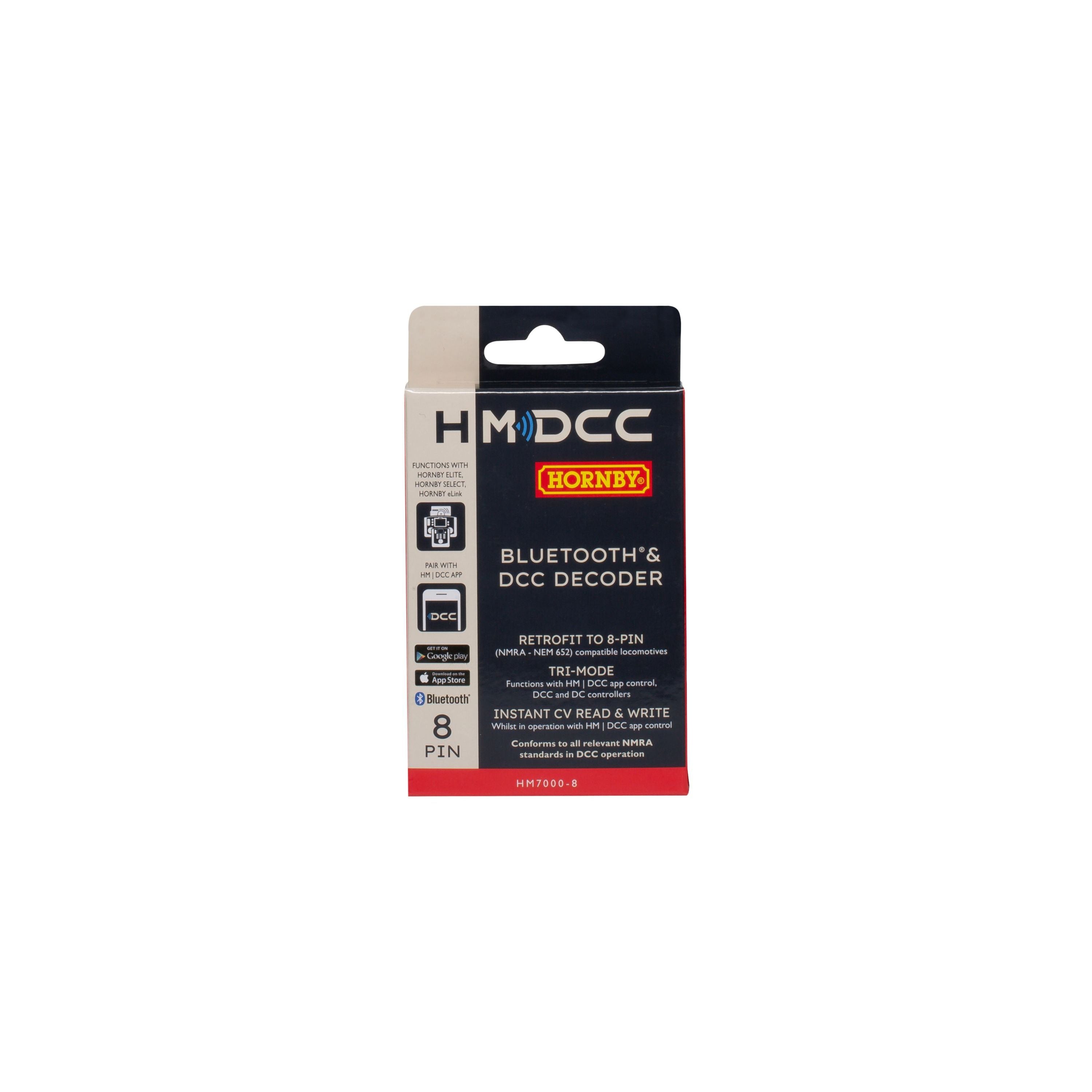HORNBY HM7000-8: Bluetooth & DCC Decoder (8-Pin)