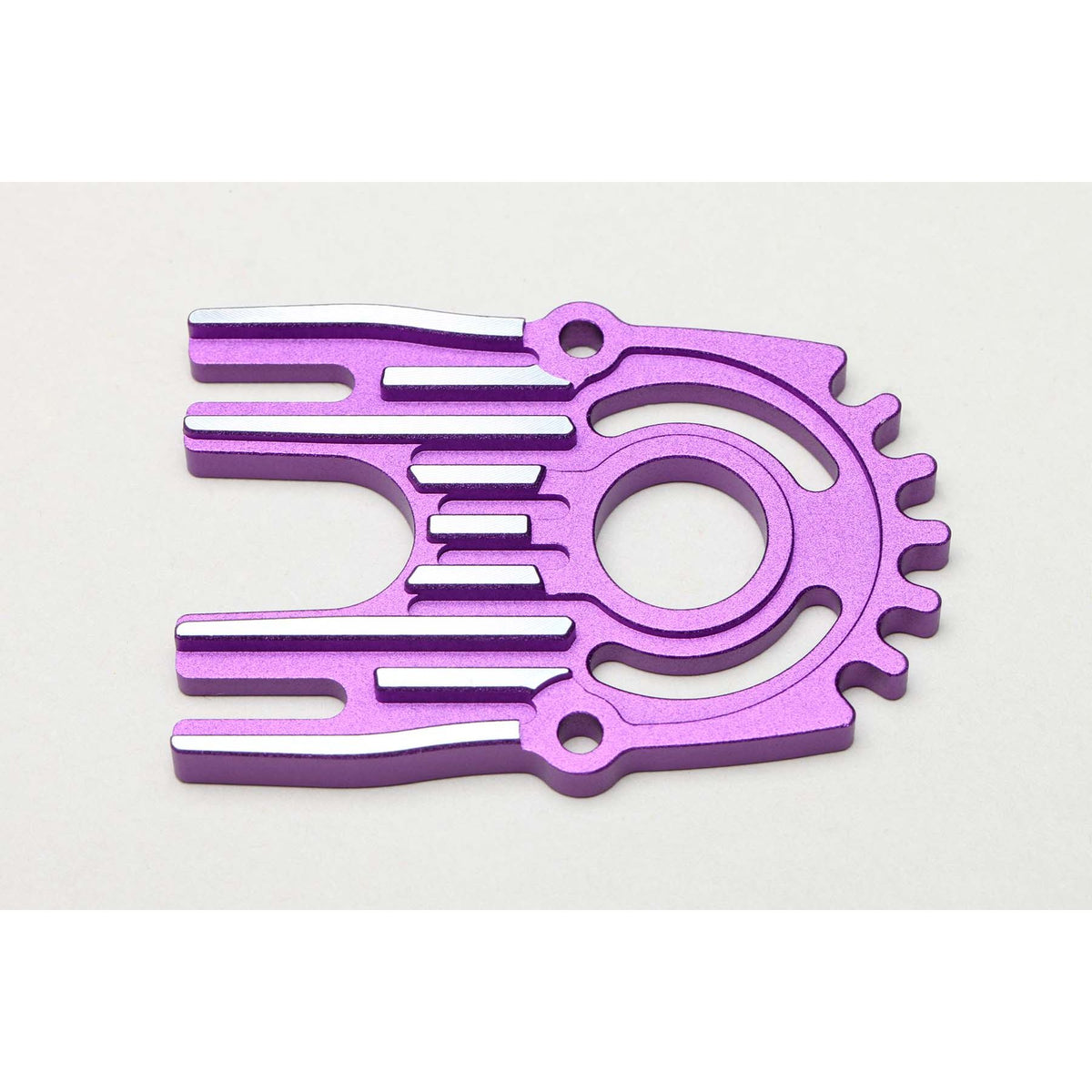YOKOMO Alum.Heat Sink Motor Mount (Purple)