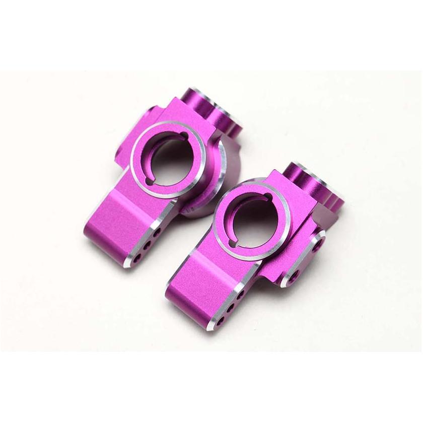 YOKOMO Chamfered Rear Hub Carrier Purple