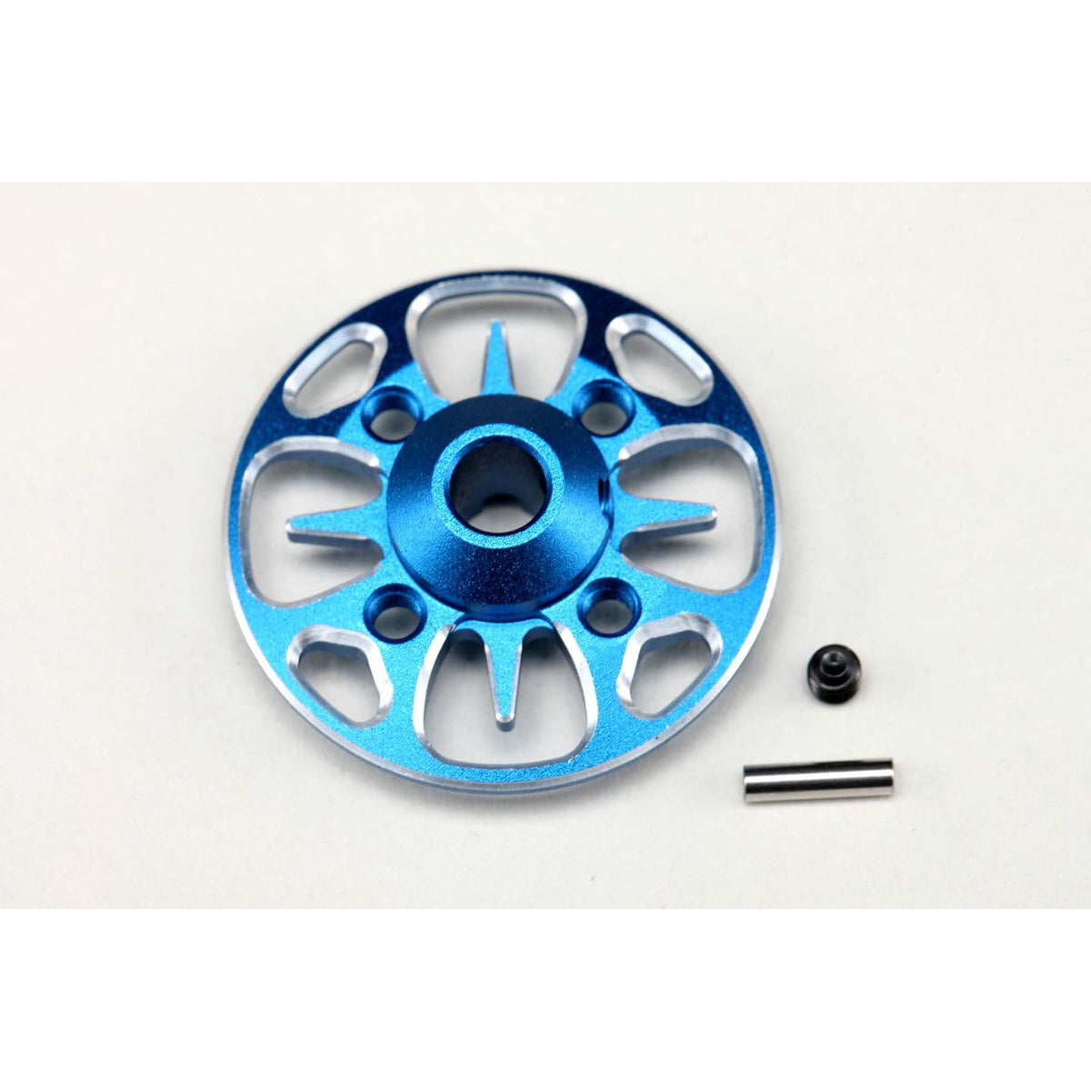 YOKOMO Alum. L.W. Spur Gear Hub (Blue)