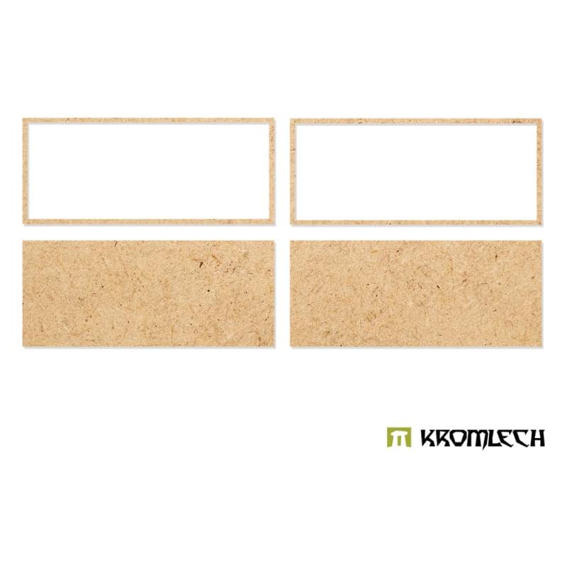 KROMLECH Light Cavalry 5x1 Rectangle Base Movement Trays (2)