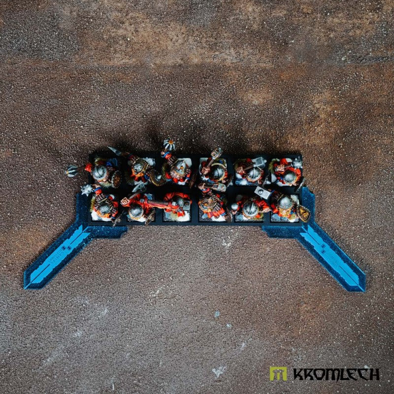KROMLECH Regiment Wheel Ruler and Front Arc Markers - Blue