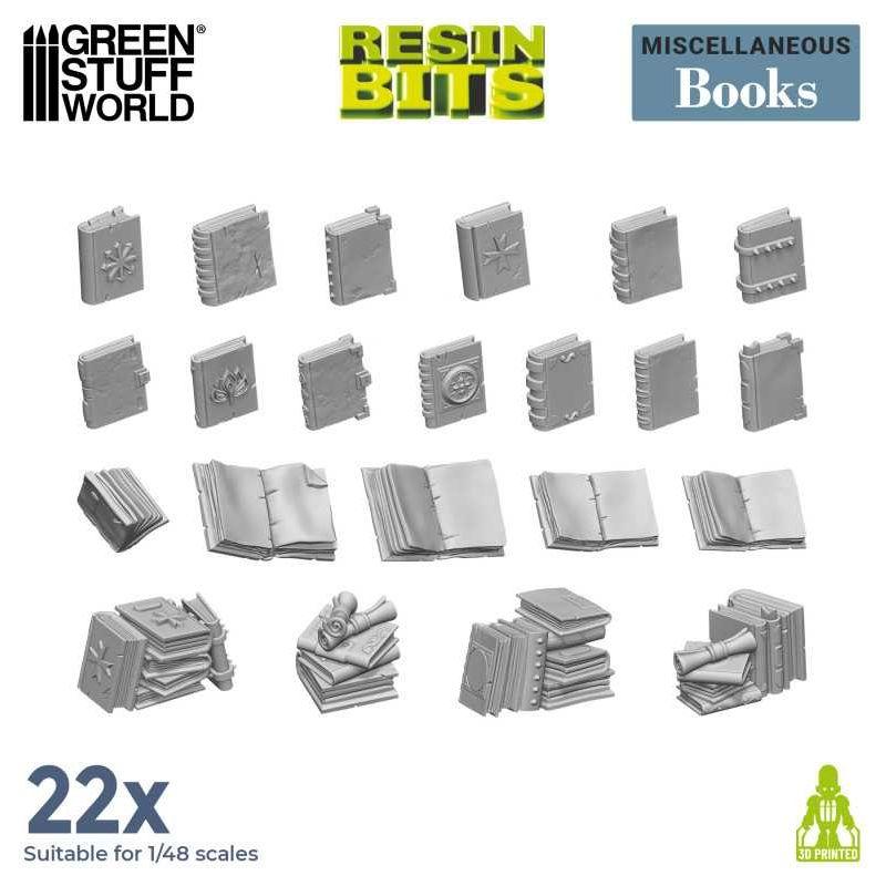 GREEN STUFF WORLD 3D Printed Set - Resin Books