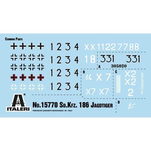 ITALERI 1/56 Sd.Kfz. 186 Jagdtiger