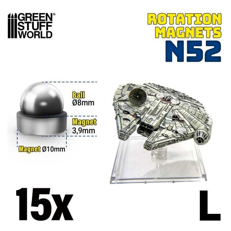 GREEN STUFF WORLD Rotation Magnets - Size L