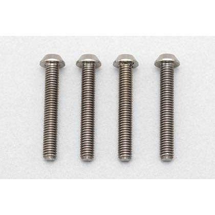 YOKOMO High Precision Cutting Titanium Button Head Socket Screw M3x20mm (4 pcs.)