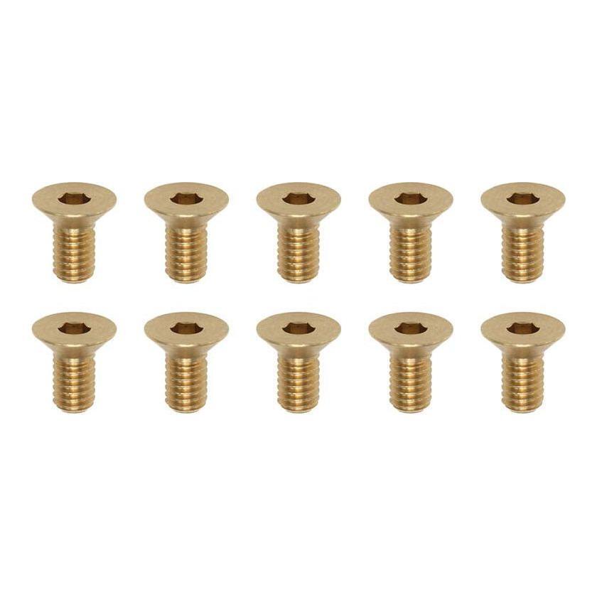 YOKOMO High Precision Cutting Brass Flat Head Screw M3x6mm (4 pcs.)
