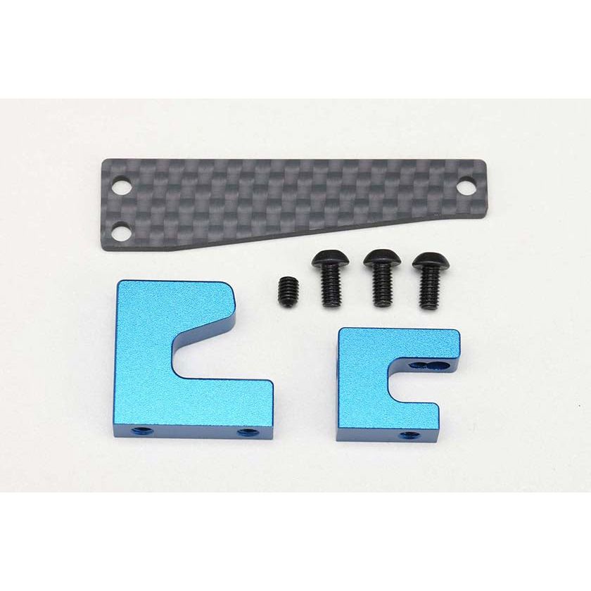 YOKOMO Alum./CG Servo Mount Set (Blue) for RS2.0