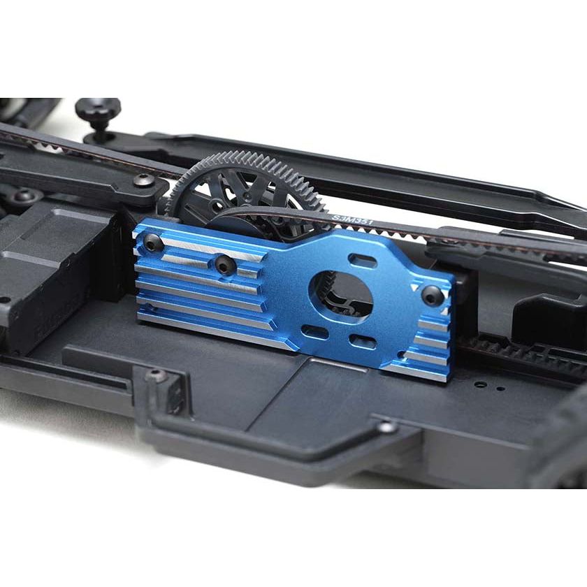 YOKOMO Alum. Heatsink Motor Plate (Bule) for RS2.0